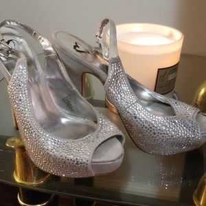 Silver Steve madden